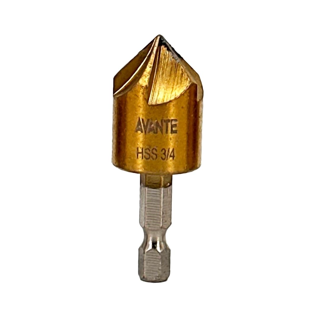 Broca Avellanadora Avante Recubierta De Titanio 3/4" Zanco Hexagonal - 1 Pieza