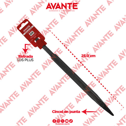 Cincel Avante SDS Plus En Punta 25 cm - 1 Pieza