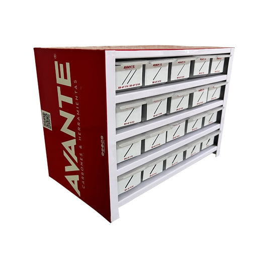 Paquete Organizador De Brocas Avante Alta Velocidad Acero M2 HSS - 1 Set
