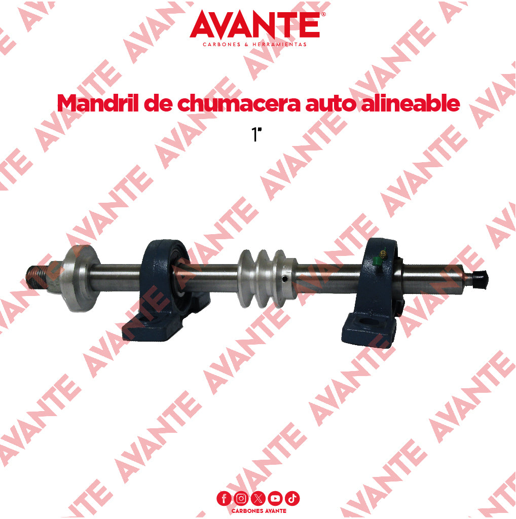 Mandril Avante De Chumacera Auto Alineable 1" (Eje Sencillo) - 1 Pieza