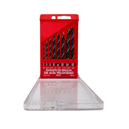 Paquete de Brocas Avante Para Madera HCS (1/8" a 3/8") - 8 Piezas