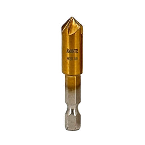 Broca Avellanadora Avante Recubierta De Titanio 3/8" Zanco Hexagonal - 1 Pieza