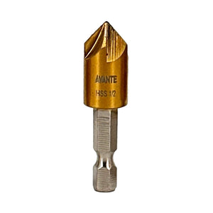 Broca Avellanadora Avante Recubierta De Titanio 1/2" Zanco Hexagonal - 1 Pieza