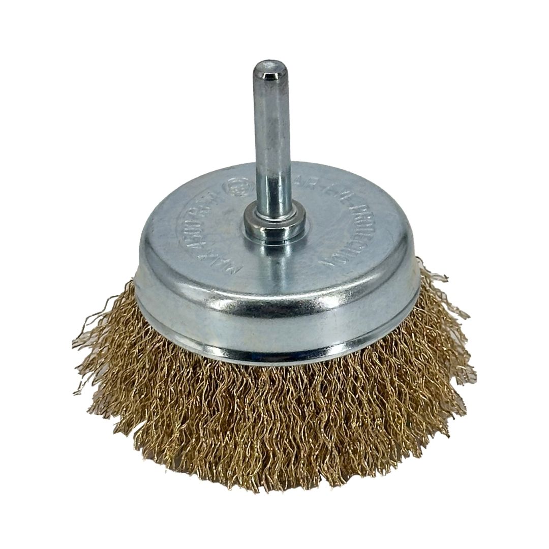 Carda De Copa Avante Acero Latonado 3" Zanco 1/4" - 1 Pieza