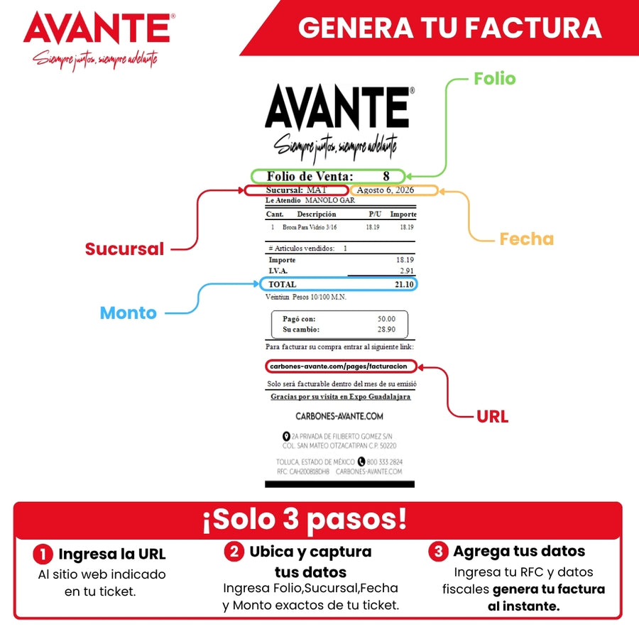 Ver guía del ticket