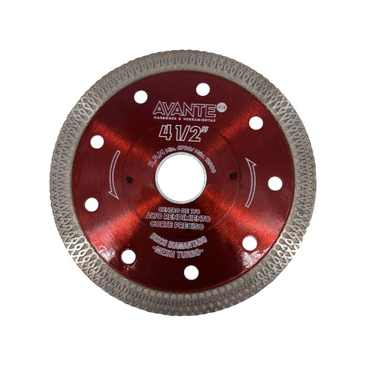 Disco Diamantado Avante Mesh Turbo Ultra Delgado 4-1/2" (13000 RPM) - 1 Pieza