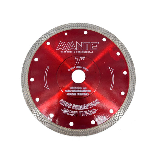 Disco Diamantado Avante Mesh Turbo Ultra Delgado 7" (8600 RPM) - 1 Pieza