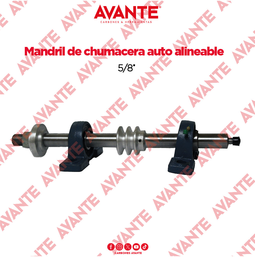 Mandril Avante De Chumacera Auto Alineable 5/8" (Eje Sencillo) - 1 Pieza