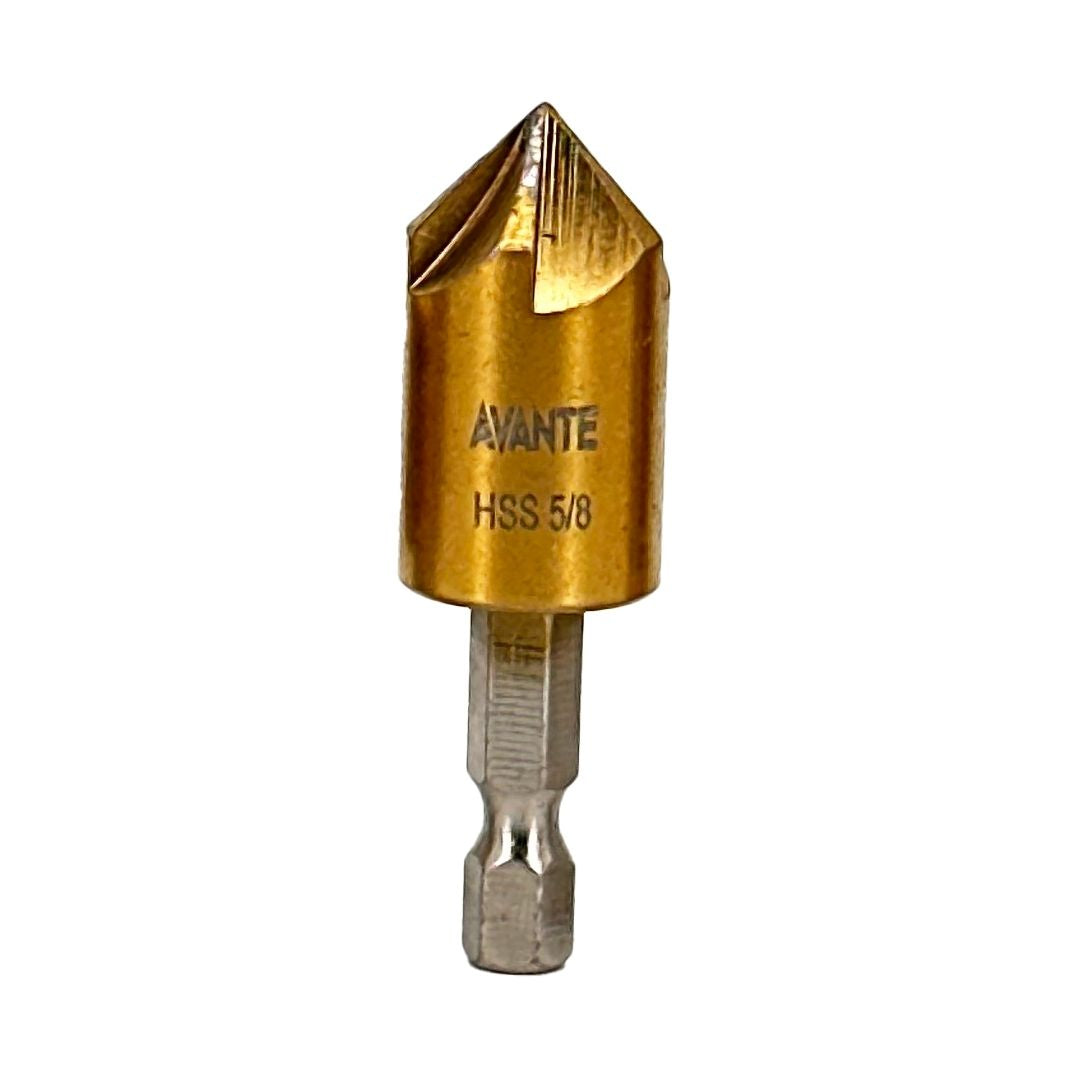 Broca Avellanadora Avante Recubierta De Titanio 5/8" Zanco Hexagonal - 1 Pieza